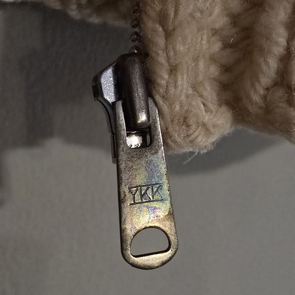 Handmade Vintage Canadian Chunky Knit Cowichan Style Sweater, Large - Picture 11 of 16